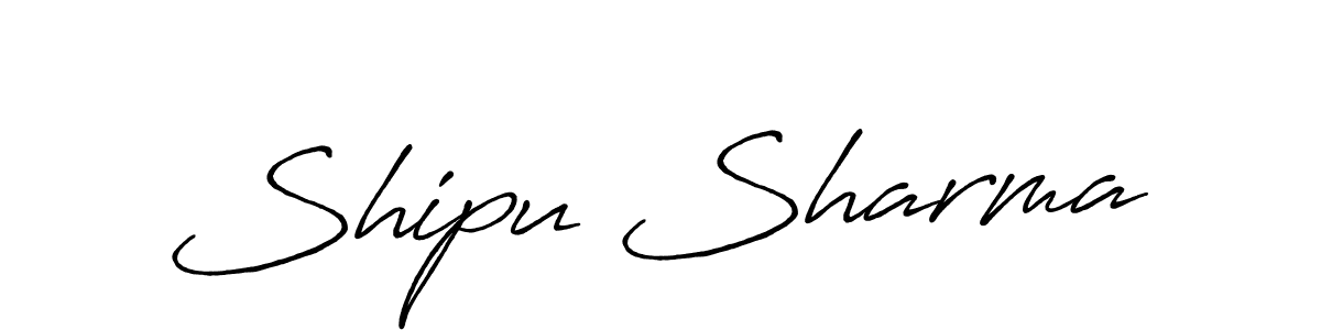 Similarly Antro_Vectra_Bolder is the best handwritten signature design. Signature creator online .You can use it as an online autograph creator for name Shipu Sharma. Shipu Sharma signature style 7 images and pictures png