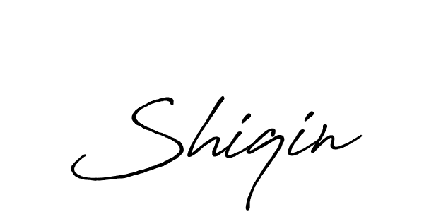 Make a beautiful signature design for name Shiqin. With this signature (Antro_Vectra_Bolder) style, you can create a handwritten signature for free. Shiqin signature style 7 images and pictures png