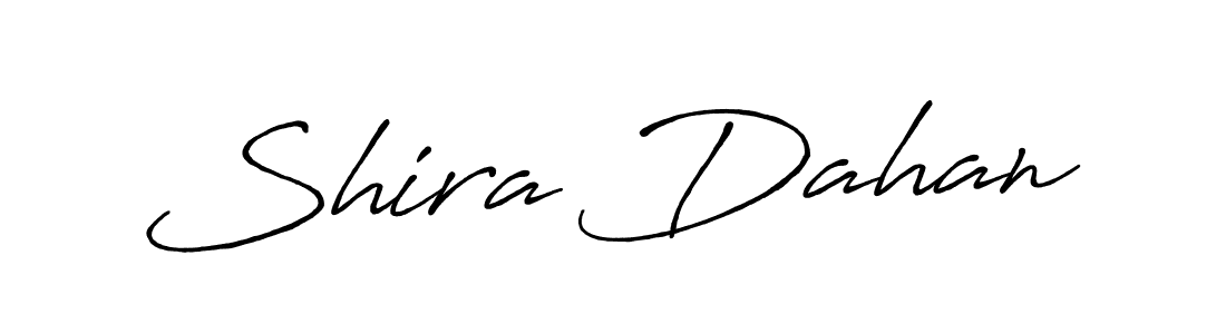 Create a beautiful signature design for name Shira Dahan. With this signature (Antro_Vectra_Bolder) fonts, you can make a handwritten signature for free. Shira Dahan signature style 7 images and pictures png