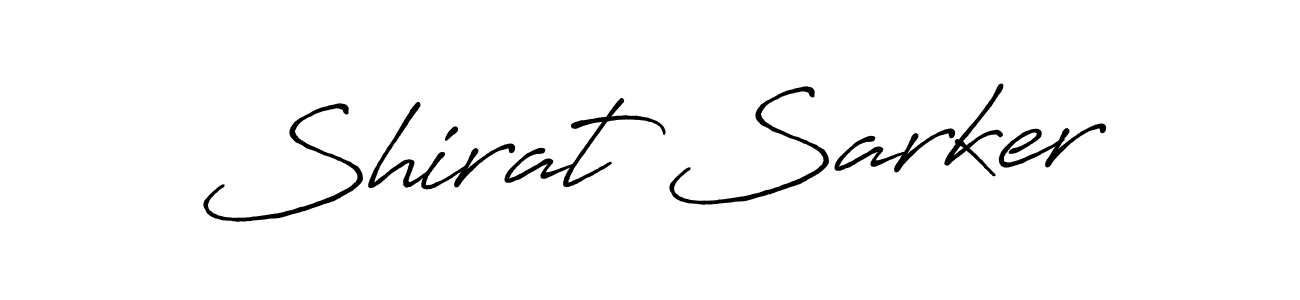 How to make Shirat Sarker signature? Antro_Vectra_Bolder is a professional autograph style. Create handwritten signature for Shirat Sarker name. Shirat Sarker signature style 7 images and pictures png