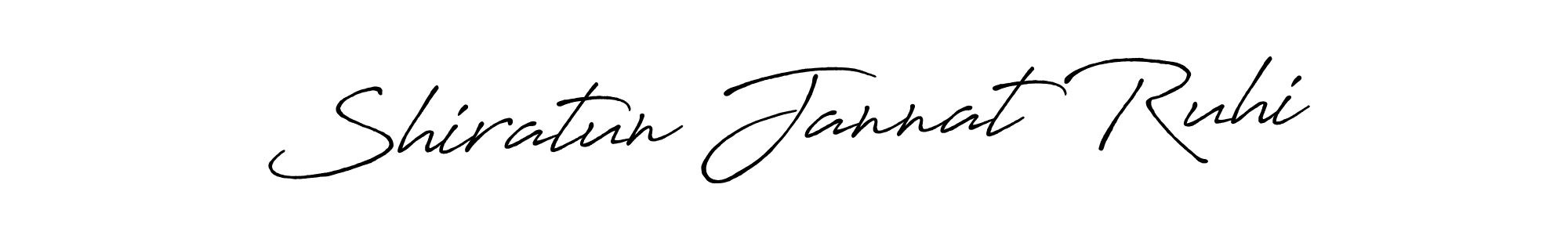 It looks lik you need a new signature style for name Shiratun Jannat Ruhi. Design unique handwritten (Antro_Vectra_Bolder) signature with our free signature maker in just a few clicks. Shiratun Jannat Ruhi signature style 7 images and pictures png