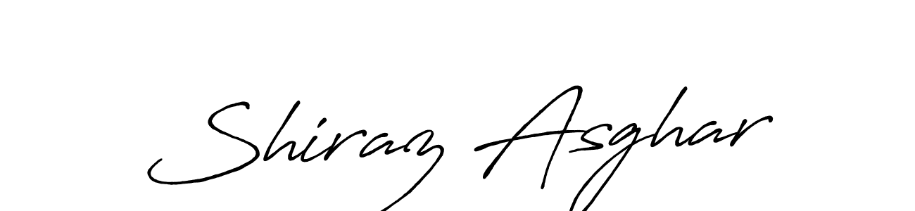 Shiraz Asghar stylish signature style. Best Handwritten Sign (Antro_Vectra_Bolder) for my name. Handwritten Signature Collection Ideas for my name Shiraz Asghar. Shiraz Asghar signature style 7 images and pictures png