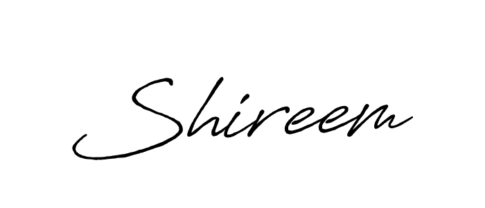 The best way (Antro_Vectra_Bolder) to make a short signature is to pick only two or three words in your name. The name Shireem include a total of six letters. For converting this name. Shireem signature style 7 images and pictures png