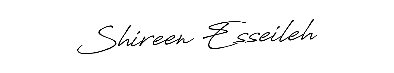 How to make Shireen Esseileh signature? Antro_Vectra_Bolder is a professional autograph style. Create handwritten signature for Shireen Esseileh name. Shireen Esseileh signature style 7 images and pictures png