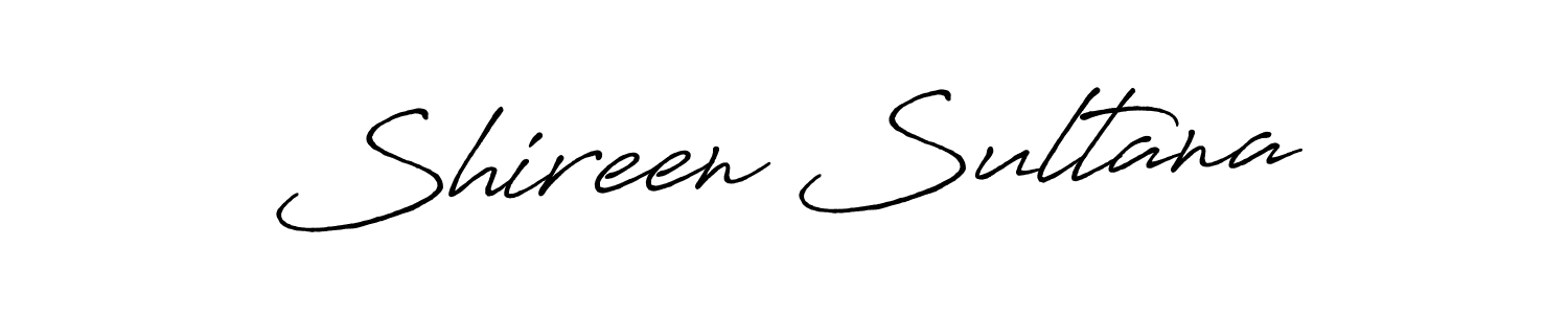 Use a signature maker to create a handwritten signature online. With this signature software, you can design (Antro_Vectra_Bolder) your own signature for name Shireen Sultana. Shireen Sultana signature style 7 images and pictures png