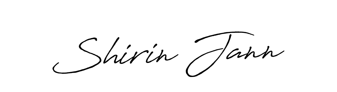 Make a beautiful signature design for name Shirin Jann. Use this online signature maker to create a handwritten signature for free. Shirin Jann signature style 7 images and pictures png