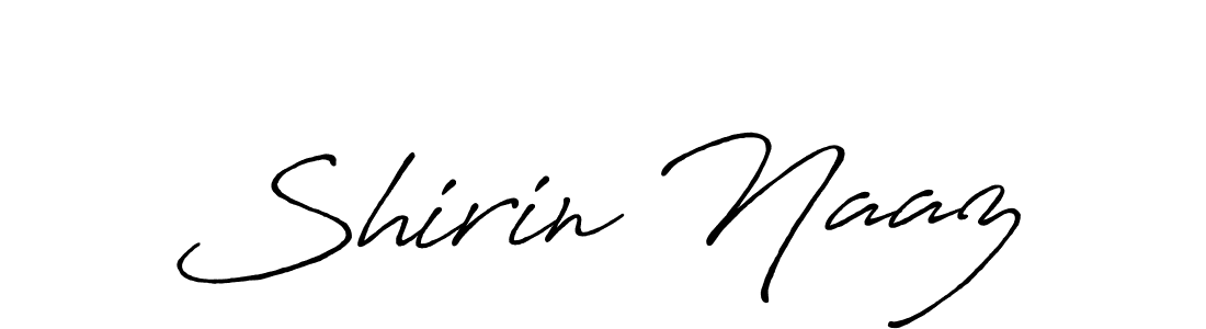 How to make Shirin Naaz signature? Antro_Vectra_Bolder is a professional autograph style. Create handwritten signature for Shirin Naaz name. Shirin Naaz signature style 7 images and pictures png