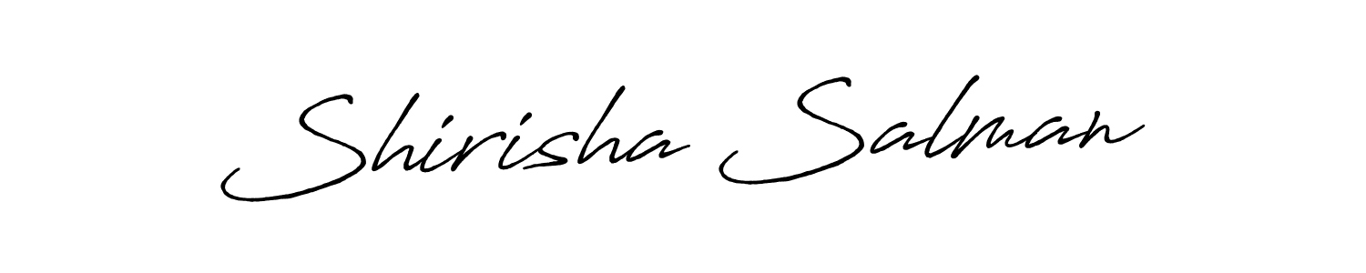 How to Draw Shirisha Salman signature style? Antro_Vectra_Bolder is a latest design signature styles for name Shirisha Salman. Shirisha Salman signature style 7 images and pictures png