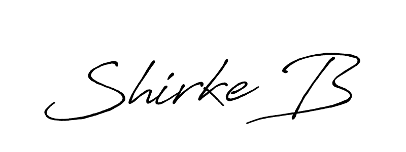 Best and Professional Signature Style for Shirke B. Antro_Vectra_Bolder Best Signature Style Collection. Shirke B signature style 7 images and pictures png