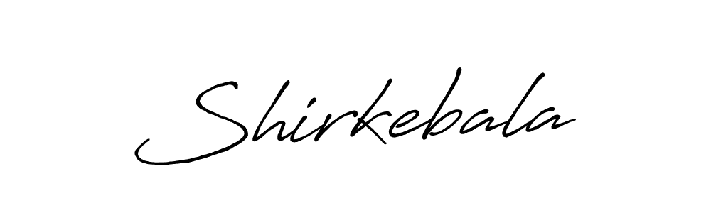 How to make Shirkebala signature? Antro_Vectra_Bolder is a professional autograph style. Create handwritten signature for Shirkebala name. Shirkebala signature style 7 images and pictures png