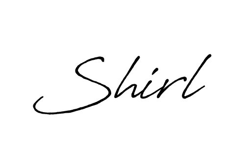 How to make Shirl signature? Antro_Vectra_Bolder is a professional autograph style. Create handwritten signature for Shirl name. Shirl signature style 7 images and pictures png