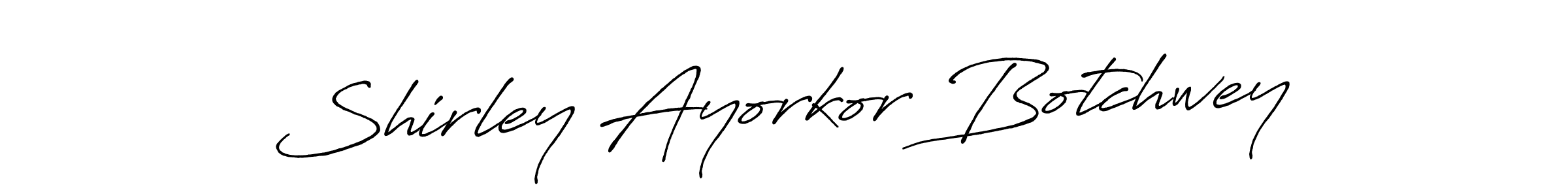 How to make Shirley Ayorkor Botchwey signature? Antro_Vectra_Bolder is a professional autograph style. Create handwritten signature for Shirley Ayorkor Botchwey name. Shirley Ayorkor Botchwey signature style 7 images and pictures png