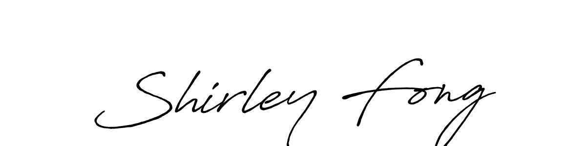 Make a beautiful signature design for name Shirley Fong. With this signature (Antro_Vectra_Bolder) style, you can create a handwritten signature for free. Shirley Fong signature style 7 images and pictures png