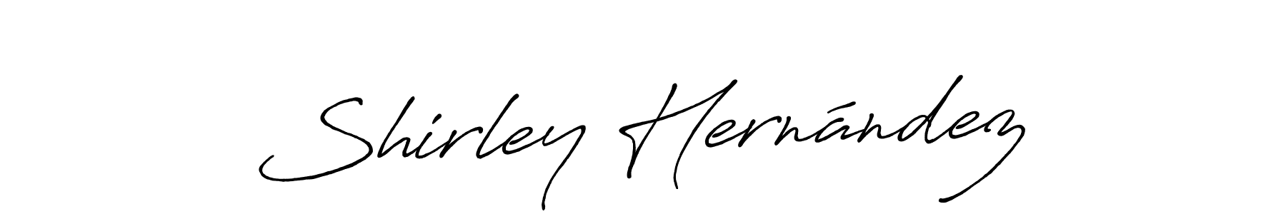 Create a beautiful signature design for name Shirley Hernández. With this signature (Antro_Vectra_Bolder) fonts, you can make a handwritten signature for free. Shirley Hernández signature style 7 images and pictures png