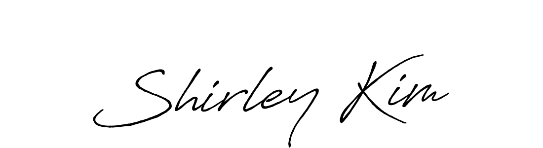 Make a beautiful signature design for name Shirley Kim. With this signature (Antro_Vectra_Bolder) style, you can create a handwritten signature for free. Shirley Kim signature style 7 images and pictures png