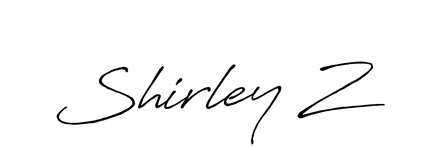 This is the best signature style for the Shirley Z name. Also you like these signature font (Antro_Vectra_Bolder). Mix name signature. Shirley Z signature style 7 images and pictures png