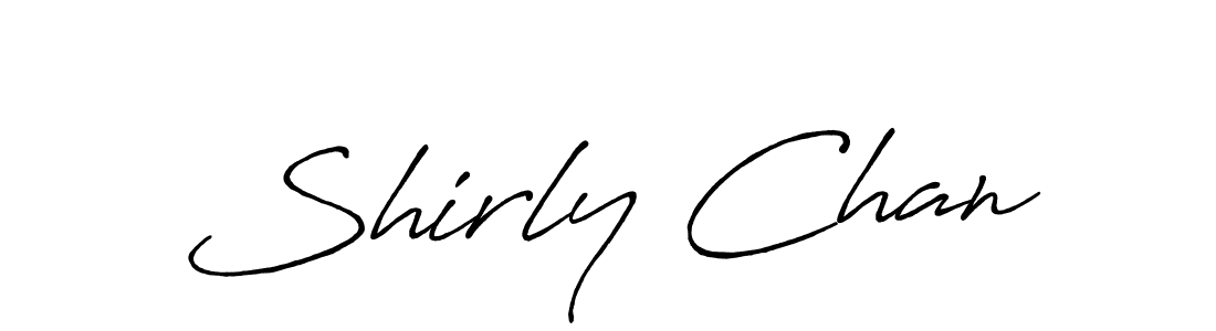 The best way (Antro_Vectra_Bolder) to make a short signature is to pick only two or three words in your name. The name Shirly Chan include a total of six letters. For converting this name. Shirly Chan signature style 7 images and pictures png