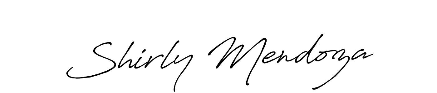 You should practise on your own different ways (Antro_Vectra_Bolder) to write your name (Shirly Mendoza) in signature. don't let someone else do it for you. Shirly Mendoza signature style 7 images and pictures png