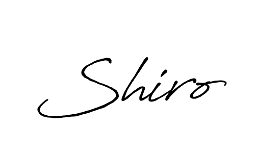 The best way (Antro_Vectra_Bolder) to make a short signature is to pick only two or three words in your name. The name Shiro include a total of six letters. For converting this name. Shiro signature style 7 images and pictures png