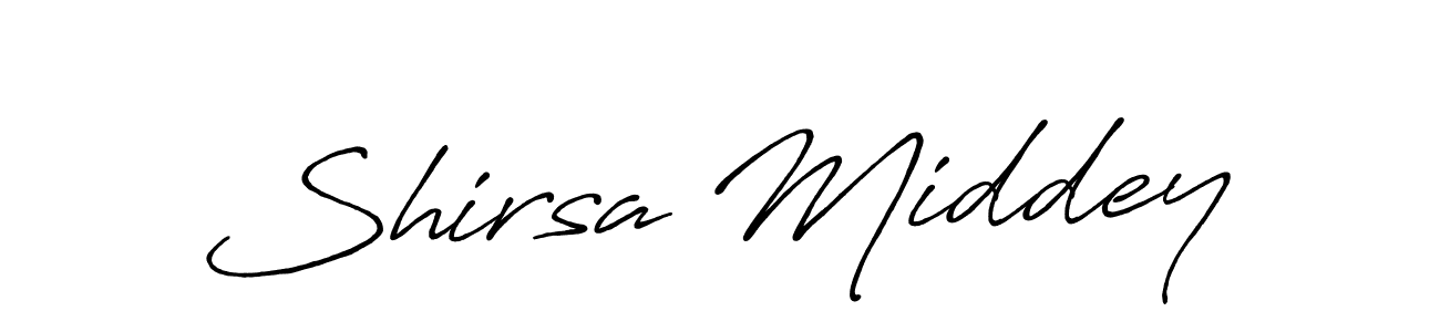 How to make Shirsa Middey signature? Antro_Vectra_Bolder is a professional autograph style. Create handwritten signature for Shirsa Middey name. Shirsa Middey signature style 7 images and pictures png