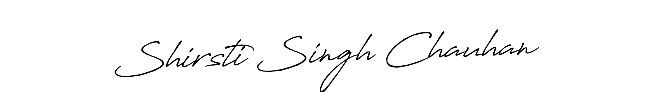 This is the best signature style for the Shirsti Singh Chauhan name. Also you like these signature font (Antro_Vectra_Bolder). Mix name signature. Shirsti Singh Chauhan signature style 7 images and pictures png