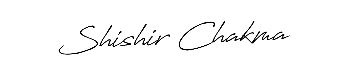 How to make Shishir Chakma signature? Antro_Vectra_Bolder is a professional autograph style. Create handwritten signature for Shishir Chakma name. Shishir Chakma signature style 7 images and pictures png
