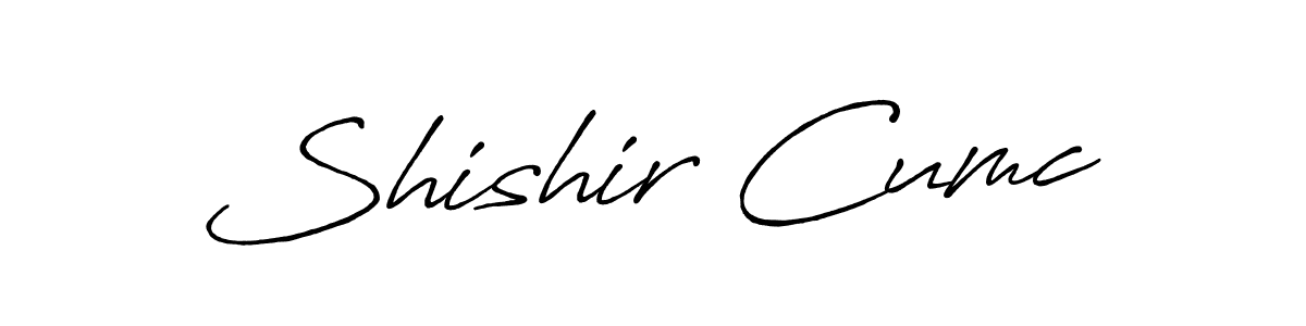 You should practise on your own different ways (Antro_Vectra_Bolder) to write your name (Shishir Cumc) in signature. don't let someone else do it for you. Shishir Cumc signature style 7 images and pictures png