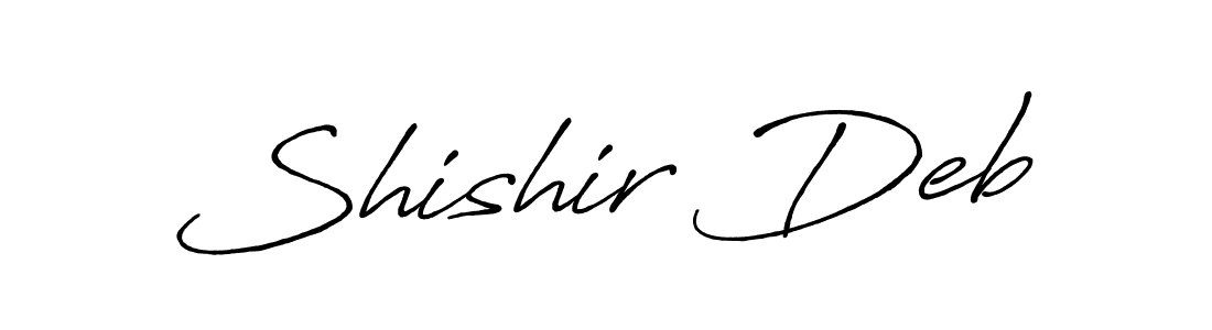 You should practise on your own different ways (Antro_Vectra_Bolder) to write your name (Shishir Deb) in signature. don't let someone else do it for you. Shishir Deb signature style 7 images and pictures png