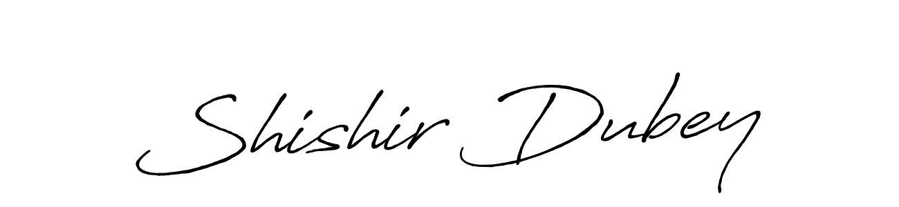 Shishir Dubey stylish signature style. Best Handwritten Sign (Antro_Vectra_Bolder) for my name. Handwritten Signature Collection Ideas for my name Shishir Dubey. Shishir Dubey signature style 7 images and pictures png