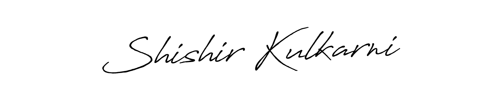 Antro_Vectra_Bolder is a professional signature style that is perfect for those who want to add a touch of class to their signature. It is also a great choice for those who want to make their signature more unique. Get Shishir Kulkarni name to fancy signature for free. Shishir Kulkarni signature style 7 images and pictures png