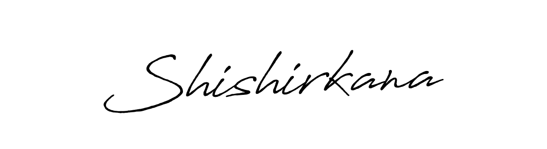 The best way (Antro_Vectra_Bolder) to make a short signature is to pick only two or three words in your name. The name Shishirkana include a total of six letters. For converting this name. Shishirkana signature style 7 images and pictures png