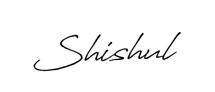 Create a beautiful signature design for name Shishul. With this signature (Antro_Vectra_Bolder) fonts, you can make a handwritten signature for free. Shishul signature style 7 images and pictures png
