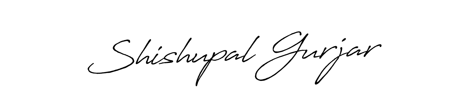 Use a signature maker to create a handwritten signature online. With this signature software, you can design (Antro_Vectra_Bolder) your own signature for name Shishupal Gurjar. Shishupal Gurjar signature style 7 images and pictures png
