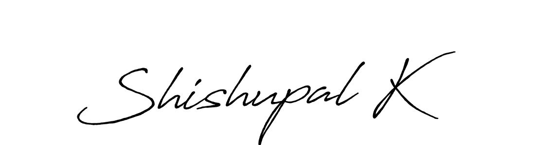 The best way (Antro_Vectra_Bolder) to make a short signature is to pick only two or three words in your name. The name Shishupal K include a total of six letters. For converting this name. Shishupal K signature style 7 images and pictures png