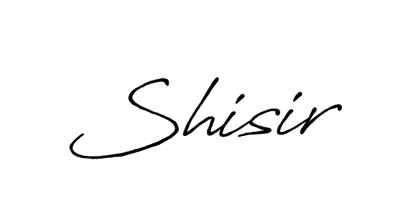 Create a beautiful signature design for name Shisir. With this signature (Antro_Vectra_Bolder) fonts, you can make a handwritten signature for free. Shisir signature style 7 images and pictures png