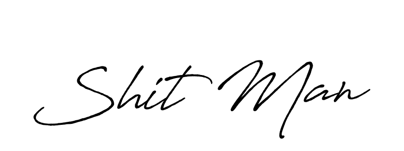 How to make Shit Man signature? Antro_Vectra_Bolder is a professional autograph style. Create handwritten signature for Shit Man name. Shit Man signature style 7 images and pictures png