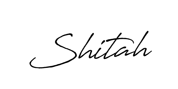 How to make Shitah name signature. Use Antro_Vectra_Bolder style for creating short signs online. This is the latest handwritten sign. Shitah signature style 7 images and pictures png
