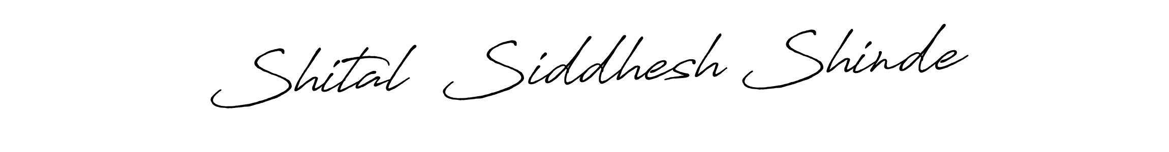 Shital  Siddhesh Shinde stylish signature style. Best Handwritten Sign (Antro_Vectra_Bolder) for my name. Handwritten Signature Collection Ideas for my name Shital  Siddhesh Shinde. Shital  Siddhesh Shinde signature style 7 images and pictures png