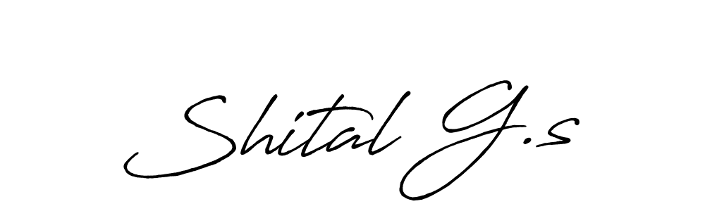 This is the best signature style for the Shital G.s name. Also you like these signature font (Antro_Vectra_Bolder). Mix name signature. Shital G.s signature style 7 images and pictures png