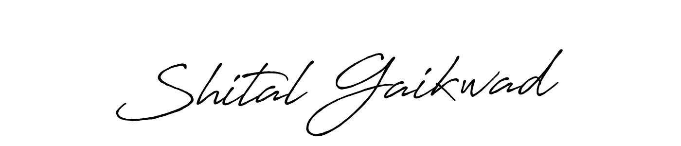 How to make Shital Gaikwad signature? Antro_Vectra_Bolder is a professional autograph style. Create handwritten signature for Shital Gaikwad name. Shital Gaikwad signature style 7 images and pictures png