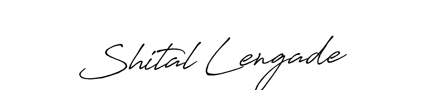 It looks lik you need a new signature style for name Shital Lengade. Design unique handwritten (Antro_Vectra_Bolder) signature with our free signature maker in just a few clicks. Shital Lengade signature style 7 images and pictures png