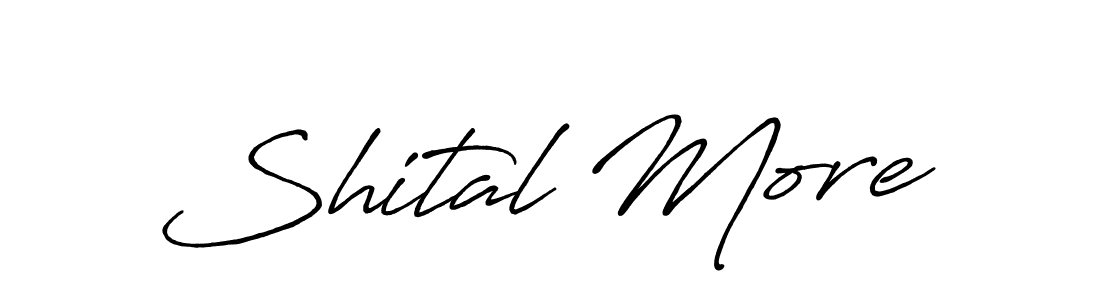 How to make Shital More signature? Antro_Vectra_Bolder is a professional autograph style. Create handwritten signature for Shital More name. Shital More signature style 7 images and pictures png
