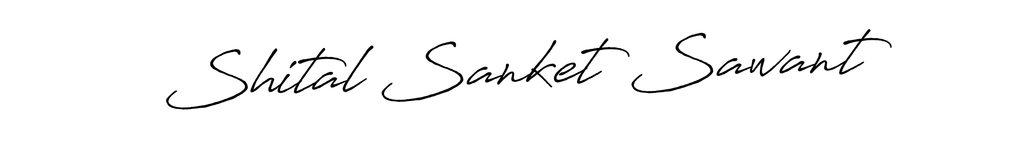 How to make Shital Sanket Sawant signature? Antro_Vectra_Bolder is a professional autograph style. Create handwritten signature for Shital Sanket Sawant name. Shital Sanket Sawant signature style 7 images and pictures png