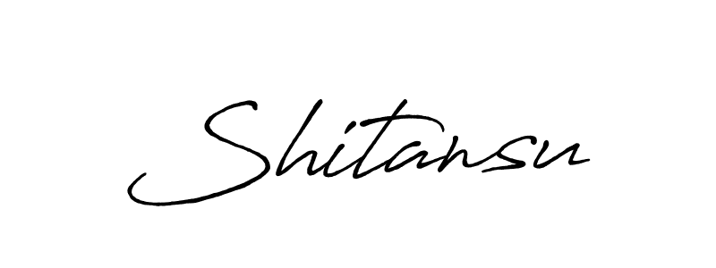 How to make Shitansu name signature. Use Antro_Vectra_Bolder style for creating short signs online. This is the latest handwritten sign. Shitansu signature style 7 images and pictures png