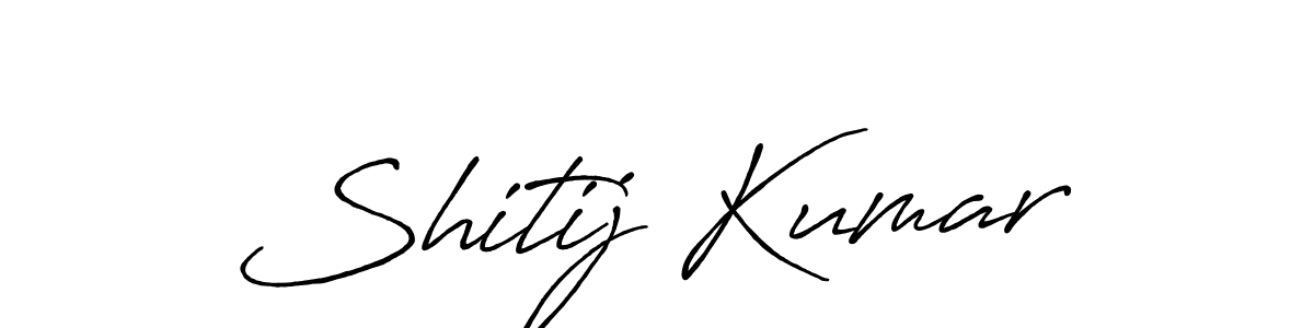 Also we have Shitij Kumar name is the best signature style. Create professional handwritten signature collection using Antro_Vectra_Bolder autograph style. Shitij Kumar signature style 7 images and pictures png