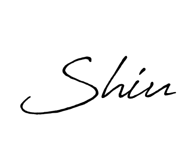 How to make Shiu signature? Antro_Vectra_Bolder is a professional autograph style. Create handwritten signature for Shiu name. Shiu signature style 7 images and pictures png