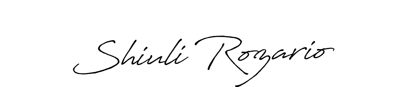 Similarly Antro_Vectra_Bolder is the best handwritten signature design. Signature creator online .You can use it as an online autograph creator for name Shiuli Rozario. Shiuli Rozario signature style 7 images and pictures png