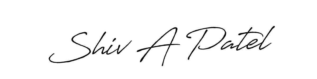 Check out images of Autograph of Shiv A Patel name. Actor Shiv A Patel Signature Style. Antro_Vectra_Bolder is a professional sign style online. Shiv A Patel signature style 7 images and pictures png