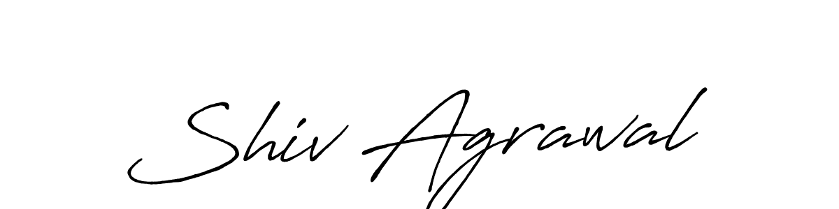 Similarly Antro_Vectra_Bolder is the best handwritten signature design. Signature creator online .You can use it as an online autograph creator for name Shiv Agrawal. Shiv Agrawal signature style 7 images and pictures png