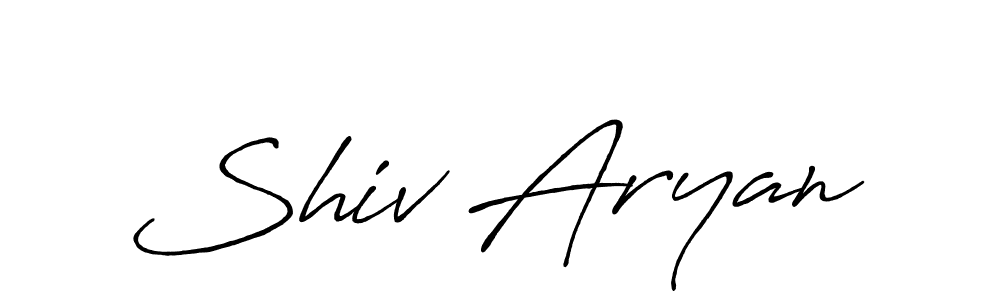 Once you've used our free online signature maker to create your best signature Antro_Vectra_Bolder style, it's time to enjoy all of the benefits that Shiv Aryan name signing documents. Shiv Aryan signature style 7 images and pictures png